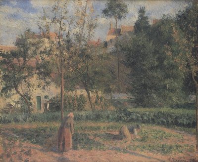 The Vegetable Garden at the Hermitage by Camille Jacob Pissarro